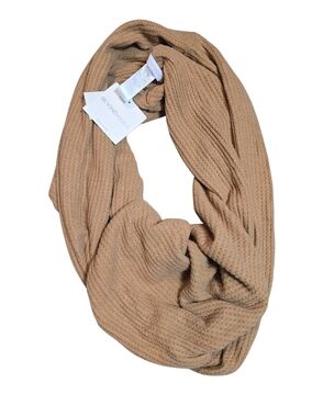 Beyond Yoga Waffle Knit Infinity Scarf Tofee One Size NWT